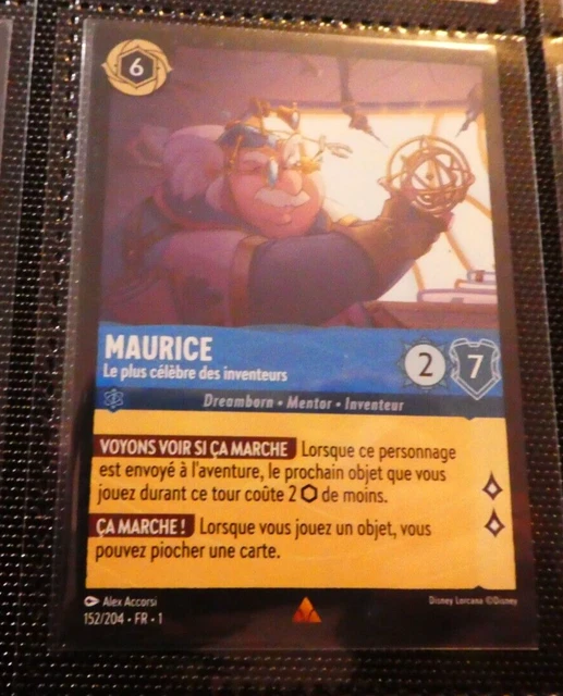 LORCANA CHAPITRE 1 Disney France Card Game Carte 152/204 FR Francais