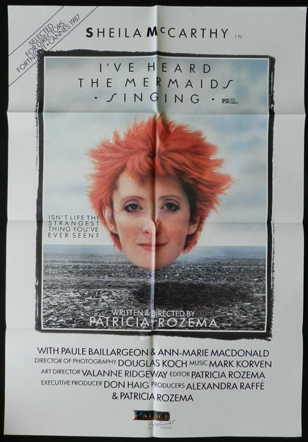 I'VE HEARD THE MERMAIDS SINGING Original One sheet Movie Poster Sheila McCarthy EUR 43,60 ...