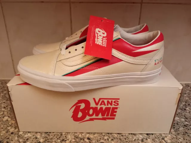 Vans X David Bowie Old Skool ALaddin Sane UK taglia 5