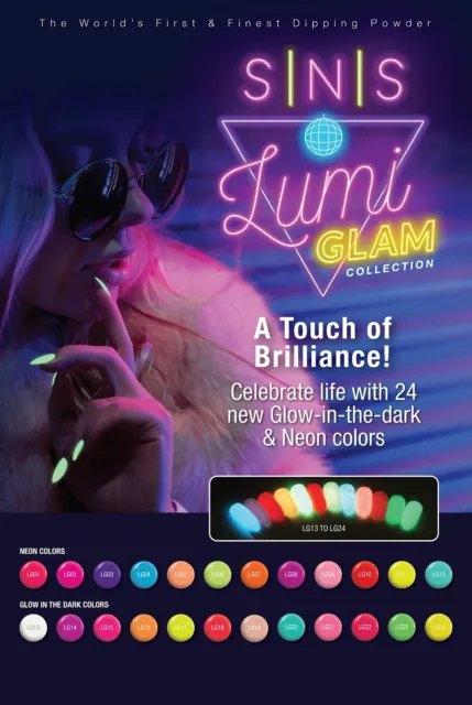 SNS Nail Color Dipping Powder Lumi Glam Collection (LG)*Choose any Color* 1oz