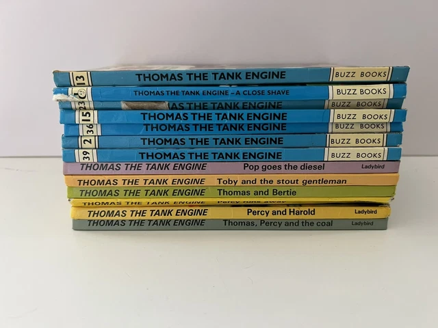 VINTAGE THOMAS THE Tank Engine Buzz Books Ladybird Books x 13 $35.00 ...