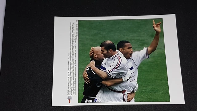 Photo : Equipe de France de la coupe du monde 1998, finale contre le