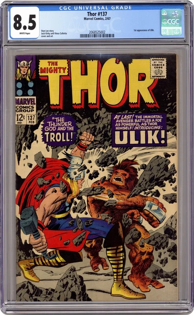 Thor #137 CGC 8.5 1967 2068525002