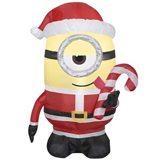 GEMMY CHRISTMAS AIRBLOWN Inflatable Inflatable Minion Stuart Licking