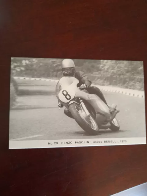 TT Races Isle Of Man Renzo Pascolini,349cc Benelli 1970(ltd Edition 1000