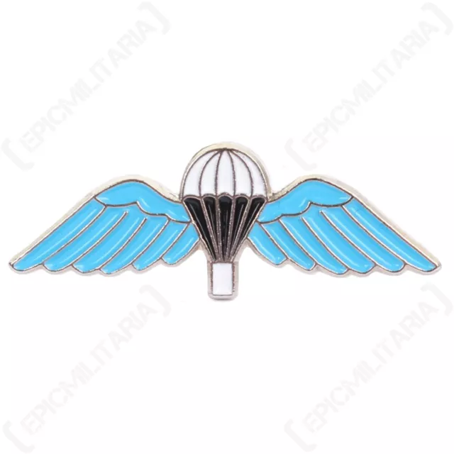 WW2 British Army Enamel Paratrooper Parachute Wings Pin Badge - Reproduction