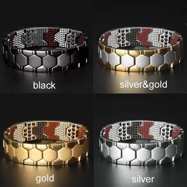 Men Women Therapeutic Energy Healing Magnetic Bracelet Therapy Arthritis Jewelry