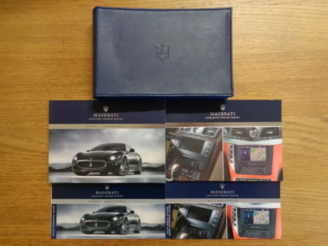 Maserati Granturismo S Owners Handbook/Manual and Wallet