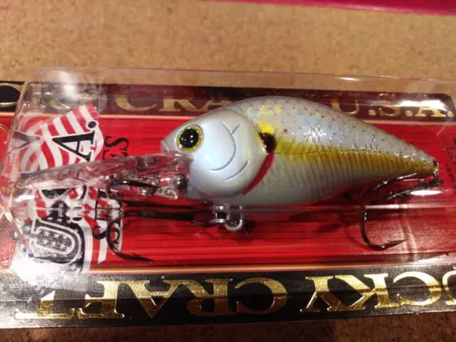 LUCKY CRAFT LC1.5DDRT723ZMSCS 2-2/5" 1/2OZ ZEBRA MS CHART SHAD Lure Crankbait