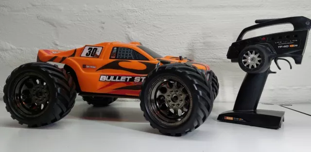 HPI Bullet ST FLUX BL #110662 RC ** ¡COMO NUEVO! ** ¡HPI Racing de alta calidad!