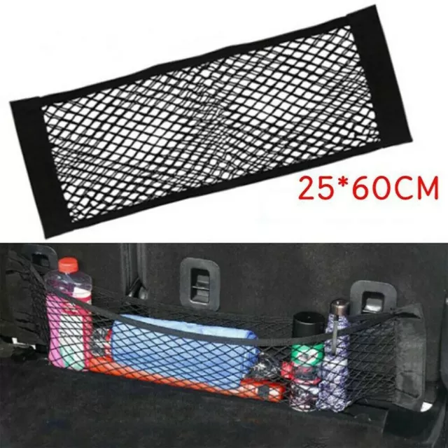 Car Trunk Boot Bagages Storage Organizer Cargo Net Tidy Elastic Caravan Mesh Bag