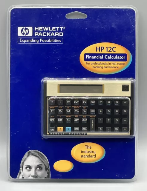 New Old Stock Hewlett Packard HP 12c Financial Calculator 1999 SEALED