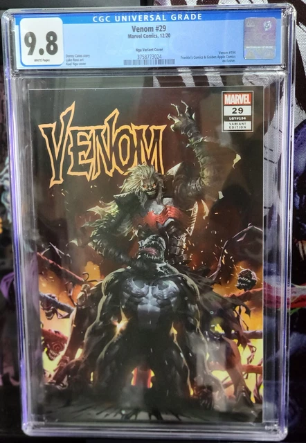 Marvel Comics - Venom #29 Kael Ngu WWE "Smackdown" Variant - CGC Graded 9.8
