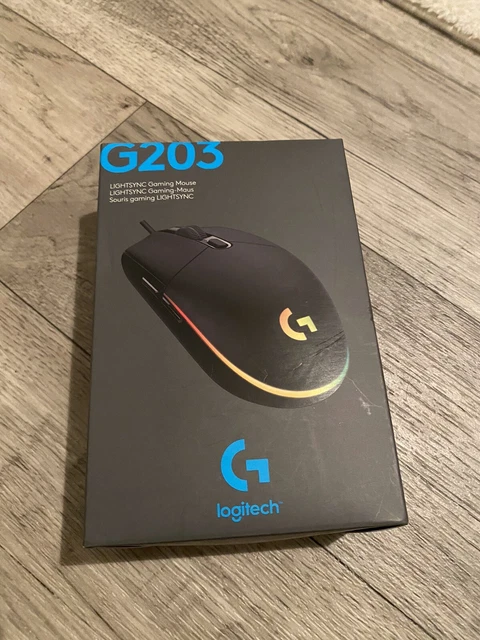 Logitech G203 LIGHTSYNC Gaming Maus - Schwarz