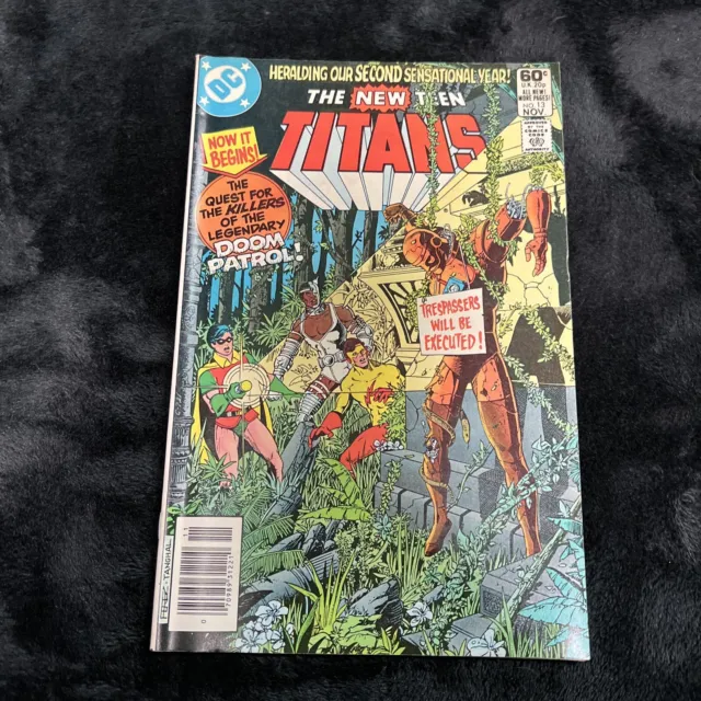 Vtg New Teen Titans #13 November 1981 DC COMICS Comic Book Volume 2 - VERY GOOD