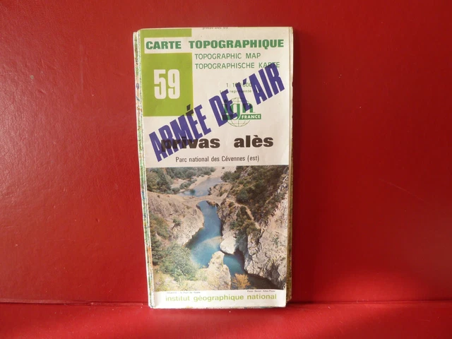 Ancienne Carte Touristique Ign No 59.