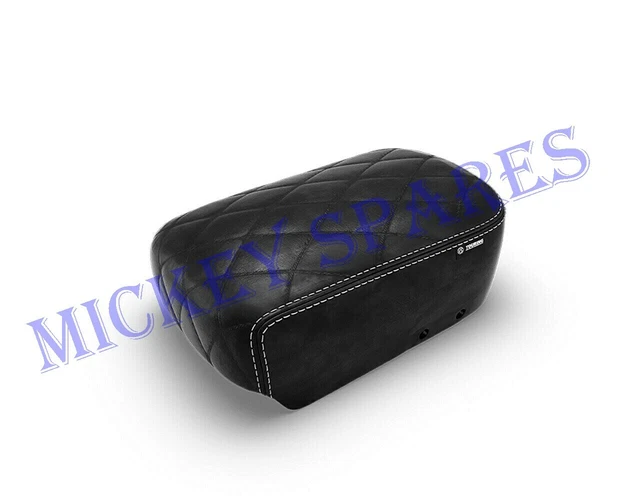 Selle Moto Noir Pour Royal Enfield Bullet & Triumph - Siège Avant/arrière, Personnalisation, Neuf