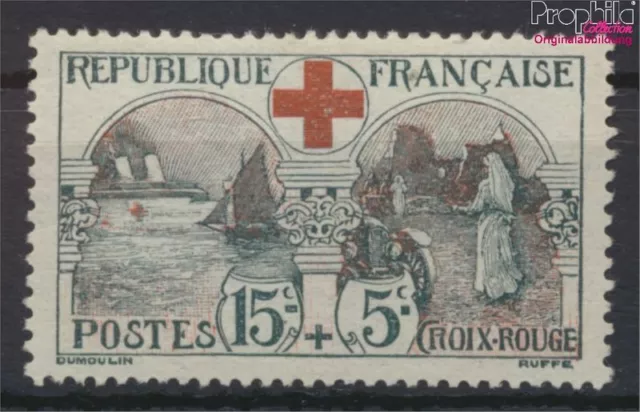 Briefmarken Frankreich 1918 Mi 136  Jahrgang 1918 komplett postfrisch Rote (9910