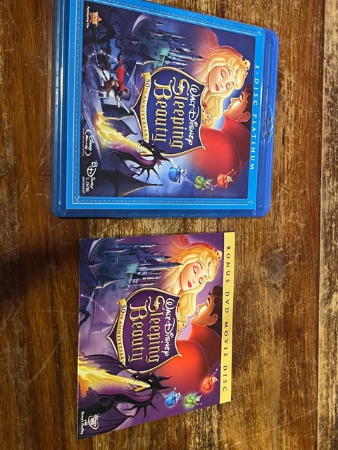 Sleeping Beauty 2 Blu-rays 1 DVD Platinum Edition 50th Anniversary BONUS EXTRAS