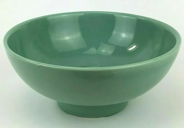 Vintage Haeger Pottery USA 101 Mint Green 7-3/4" Footed Serving Bowl / Planter