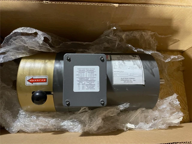 NEW ELECTROID Industrial Motor 1.5HP 5H EBM-1(.5)-6-A-460VAC 3PH 1725RPM