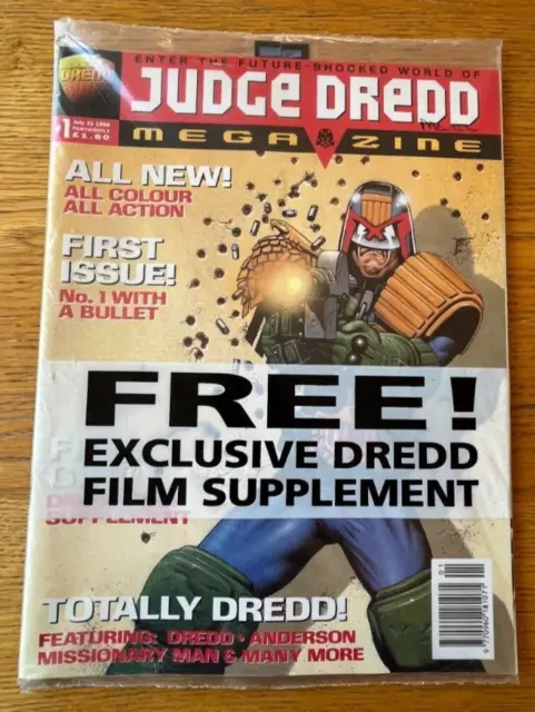 Judge Dredd The Megazine Vol 3 No 1 (1995) 2000AD originally sealed free gift