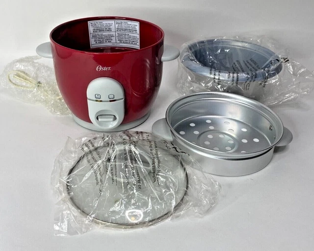 OSTER SUNBEAM RICE Cooker/Steamer Model 4722 Red New In Box