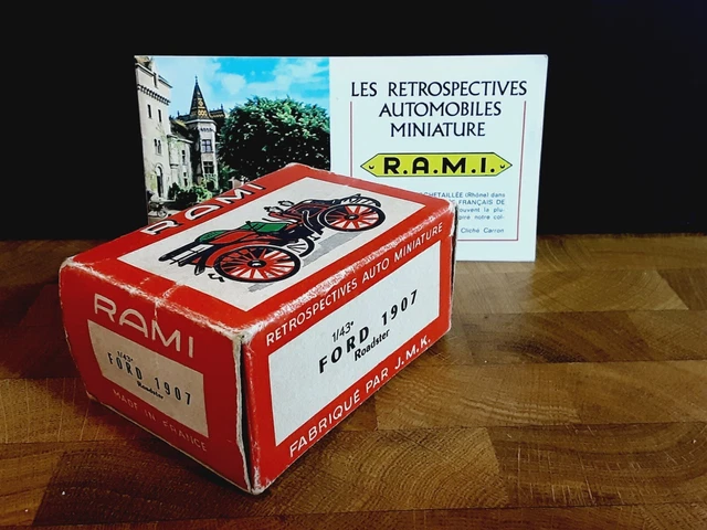 Boîte Vide Pour Miniature Voiture Rami Ford 1907 Roadster 1/43 - Occasion, Pour Collection