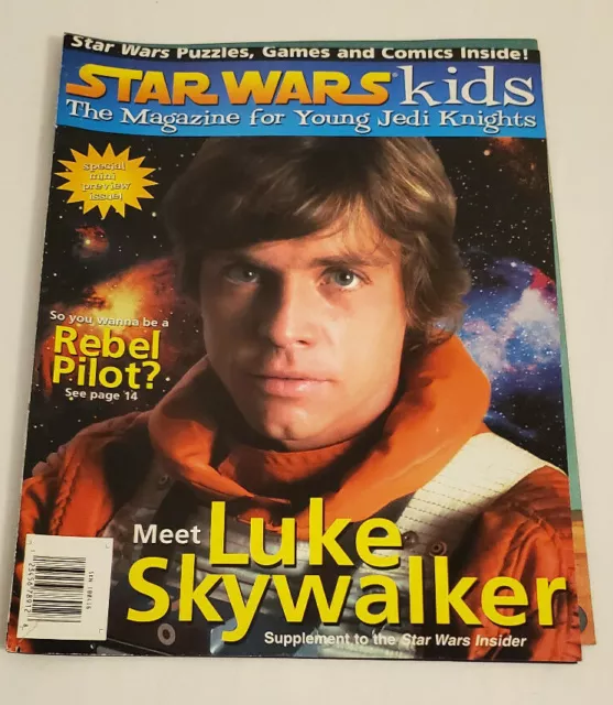 Star Wars kids The  Magazine for Young Jedi Knights Meet Luke Skywalker 1998