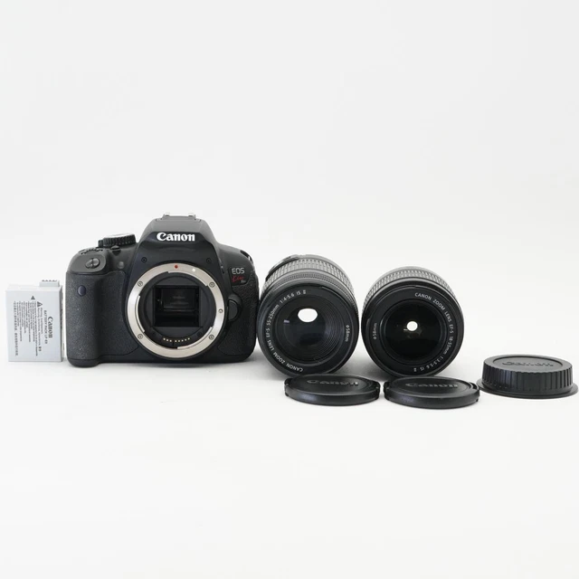 CANON EOS KISS X6i DSLR Camera Kit EF-S 18-55mm IS, Used, Tested