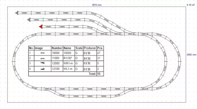 45mm gauge track 2025