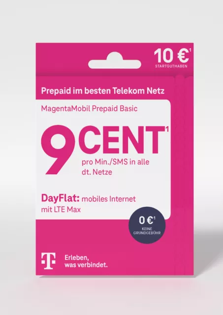 Telekom Magenta Mobil Prepaid Basic✔ wie Xtra Call ✔ ohne monatliche Grundkosten