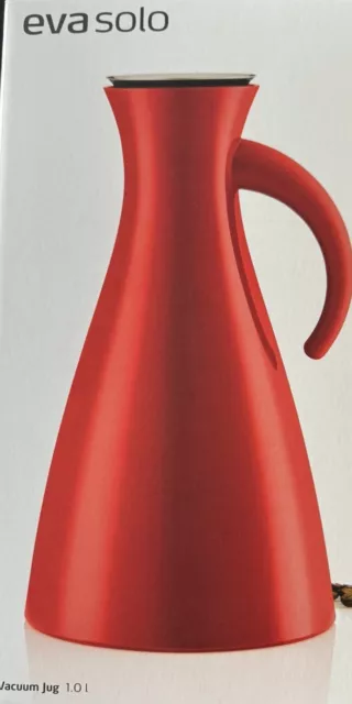 Eva Solo Vacuum Jug 1 L Red - Brand New