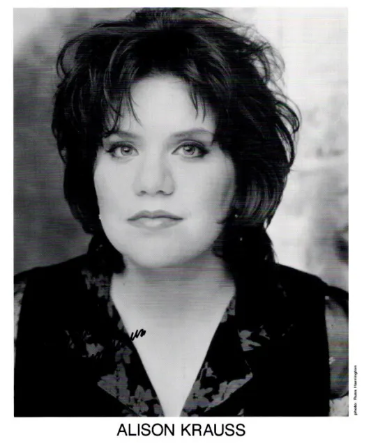 Alison Krauss Autographed Photo & Concert Ticket Singer & Songwriter 8x10