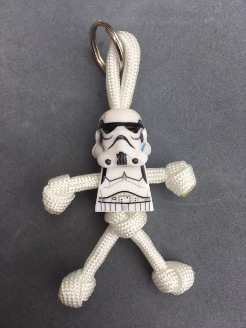 STAR WARS Stormtrooper PARACORD BUDDY keyring - HAND MADE IN UK