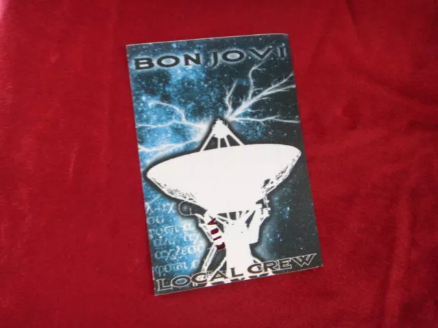 BON JOVI CONCERT VIP LOCAL CREW BACKSTAGE PASS Memorabilia RARE