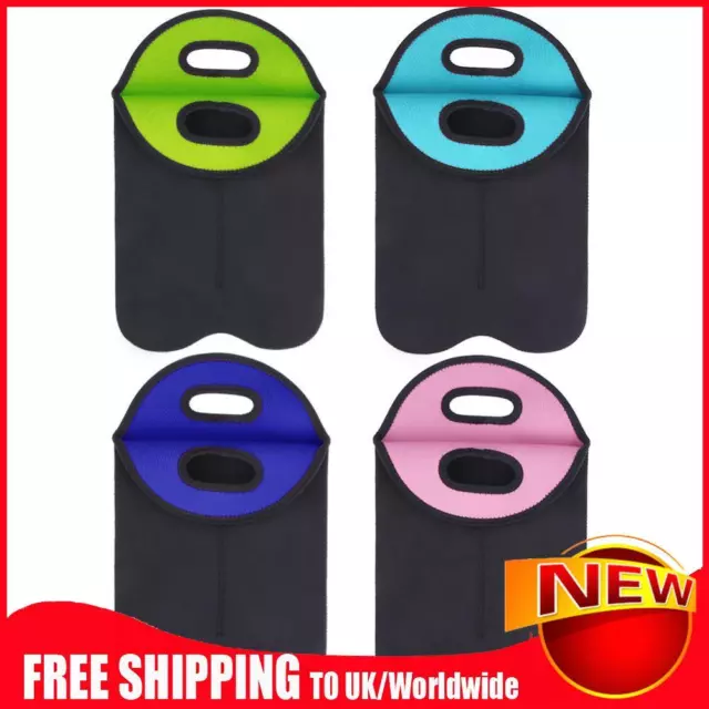 2 Bottles Neoprene Coolers Wine-bottle Bags Protective Insulated Cover