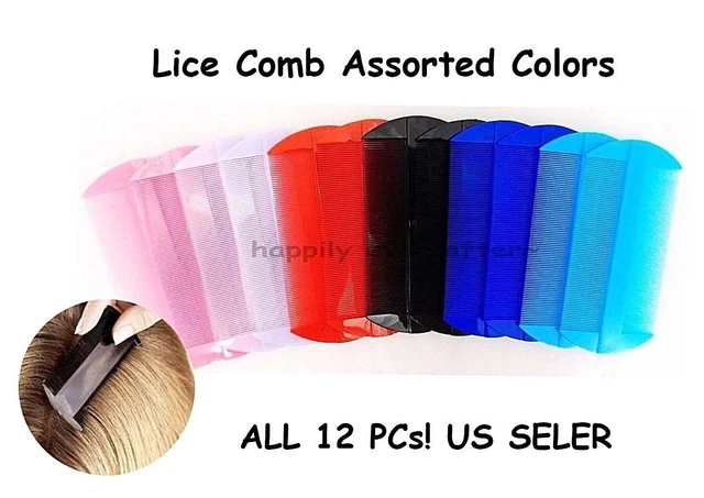 Lice hair comb - All 12PCs The Best Head Lice Comb, Assorted Colors *US SELLER*