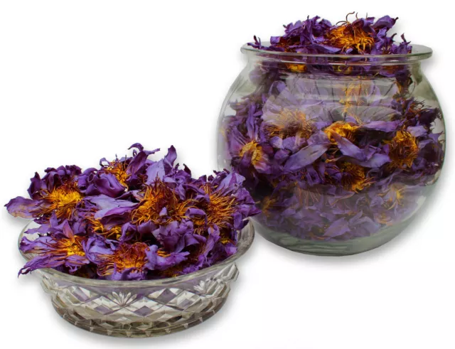 Blue Lotus Flowers, Blue Lily Flowers - Premium Organic  *SPECIAL* 10g - 1kg 2