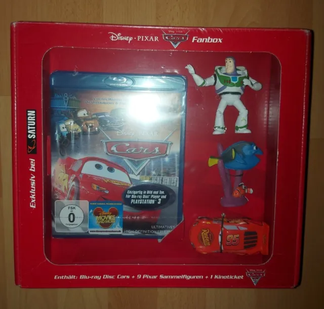 Disney - Pixar * Cars - mit Sammelfiguren * Blu-ray * Neu/Ovp * Fanbox * Kult *