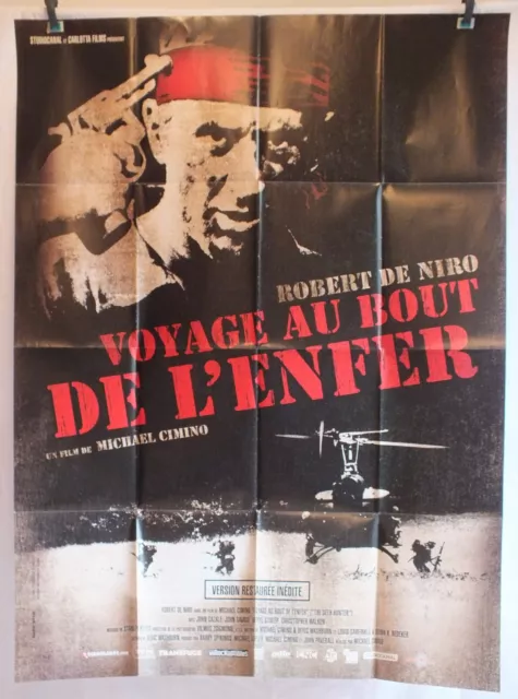 Affiche "Voyage Au Bout De L'enfer" - Cimino - 120*160 - Pliée - Réédition 2013