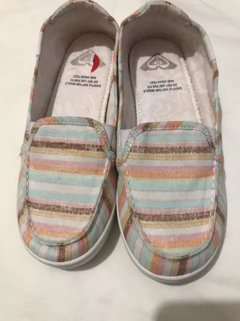 Roxy Women's Minnow Plus Slip on Shoe Sneaker Multi SAMPLE