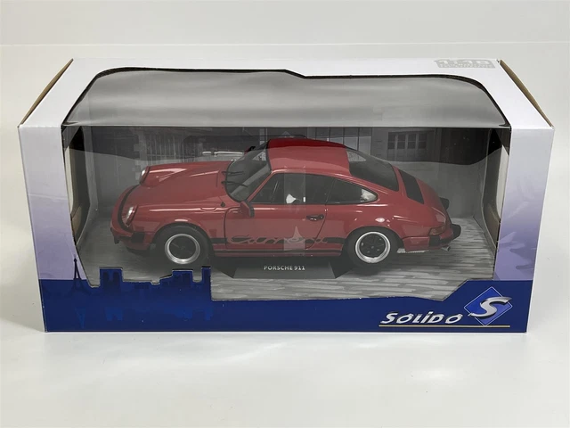 Porsche 911 3.0 1977 Carrera Rouge 1:18 Echelle Solido 1802606 6