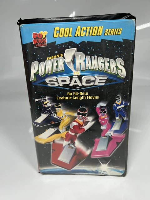 POWER RANGERS IN Space Video Tape VHS Feature Length Movie 1998 - Case ...