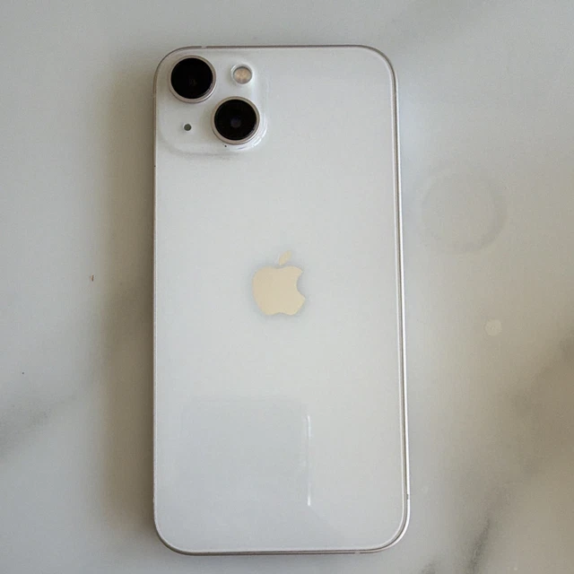 APPLE IPHONE 13 128GB White iOS 12MP Bar Style Mobile Phone (Used