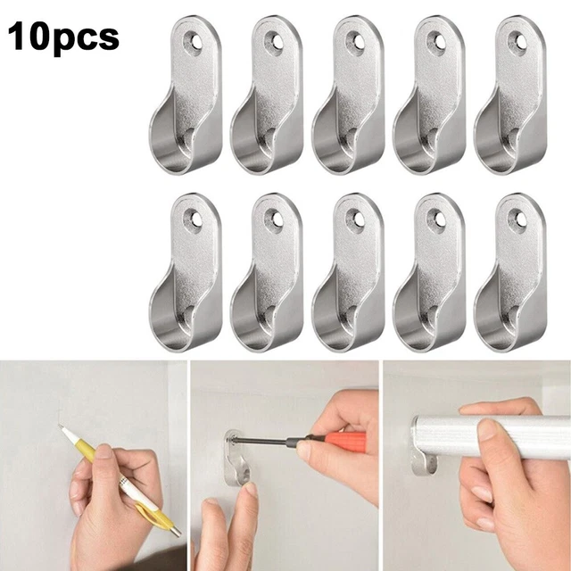 Modern Design Cabinet Rod End Mount Holder 10-Pack Cabinet Cabinet To
