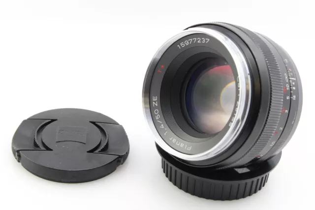 Carl Zeiss Planar 50mm f/1.4 ZE T* manual focus fast Prime Lens - Canon EF Mount