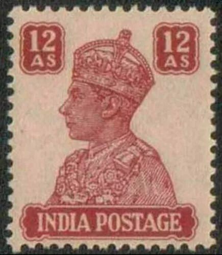 India Mnh King George Vi 12 Anna
