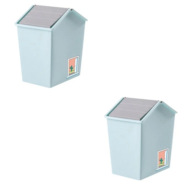 2pcs Tabletop Mülleimer Desktop Dekorative Wastkorbetop -Müllbehälter