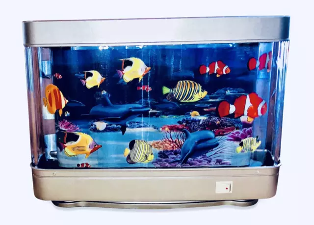 Artificial Aquarium Toy For Kids Virtual Ocean Tropical Fish Tank Small Decor US